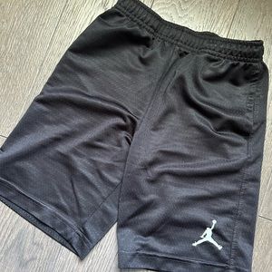 Nike Jordan black athletic shorts